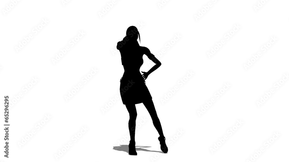 女性のシルエット 女性のシルエット