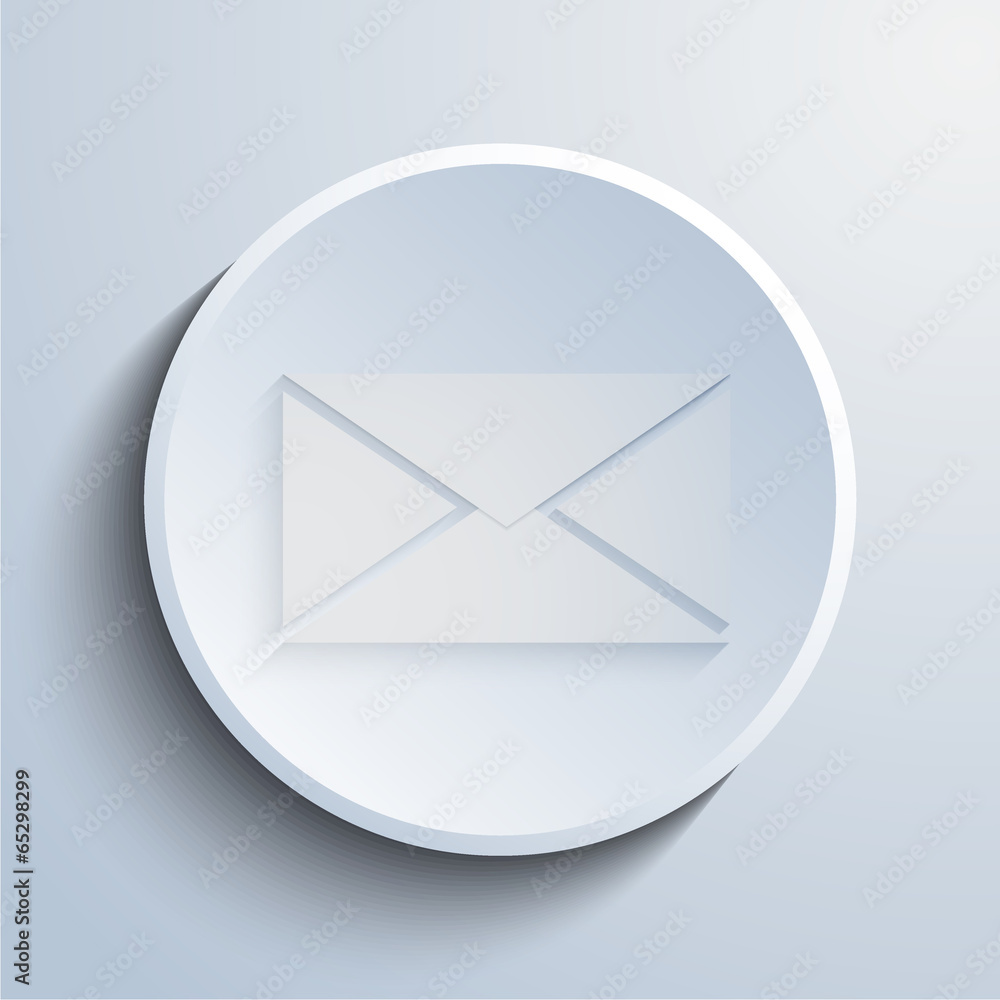 Vector mail web icon Vector mail web icon