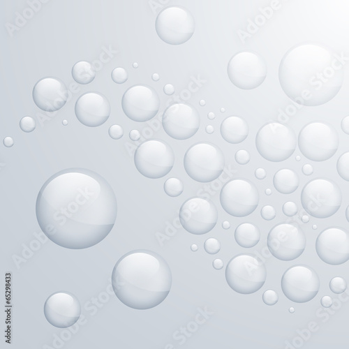 Bubbles vector background