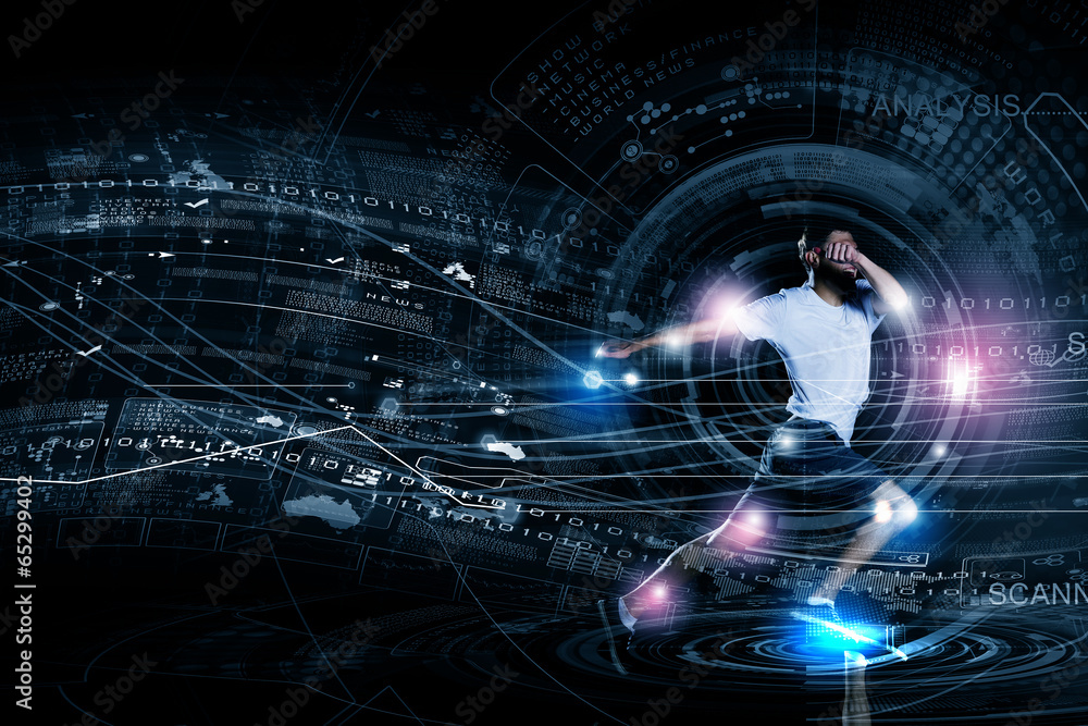 Obraz premium Running man