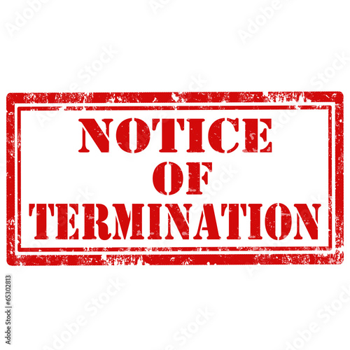 Notice Of Termination-stamp