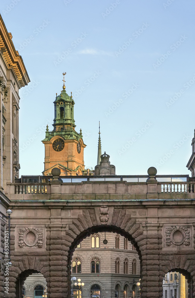 Fototapeta premium Church of St. Nicholas, Stockholm