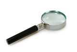 Isolated image of magnifying glass