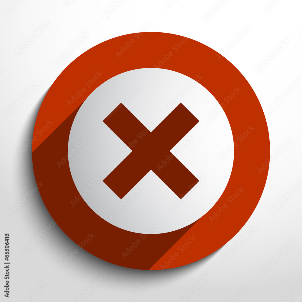 Vector cross web icon Vector cross web icon