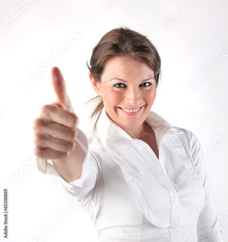 Wallpaper Mural positive woman Torontodigital.ca