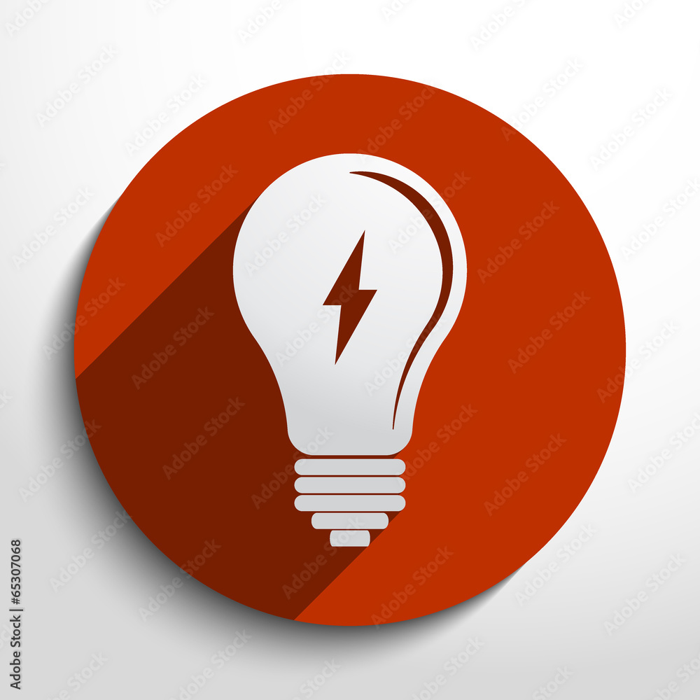 Vector Light bulb icon Vector Light bulb icon
