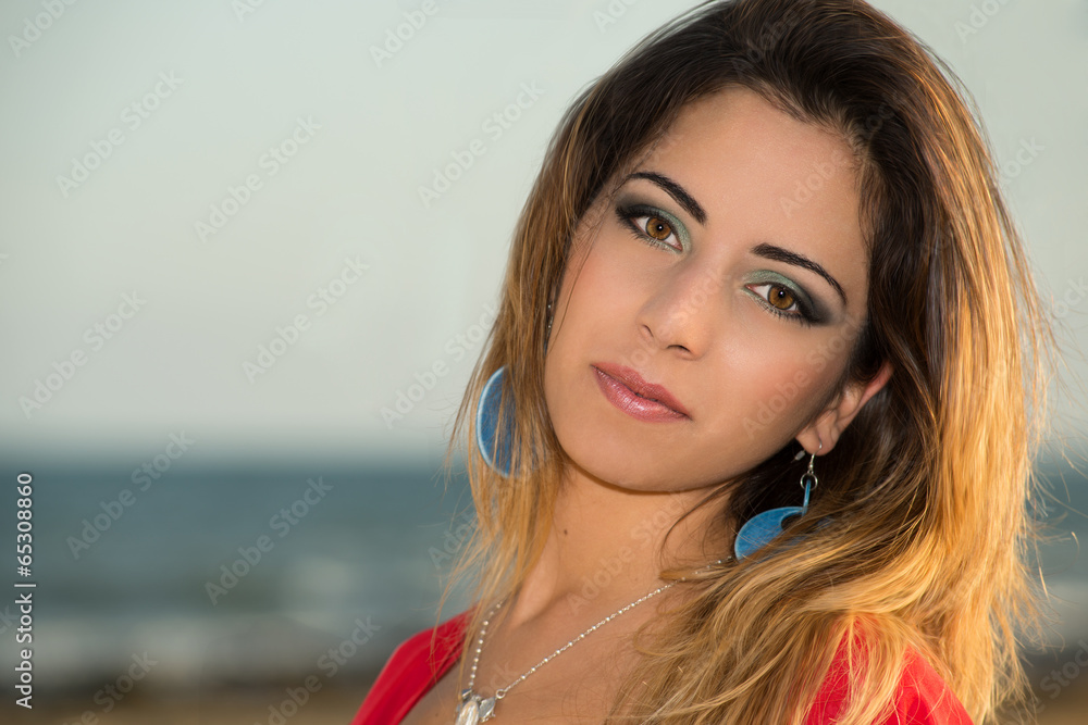 Portrait of a young woman Portrait of a young woman