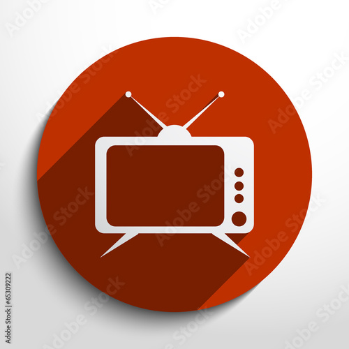 Vector tv web icon