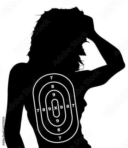 Female Human Shape Target