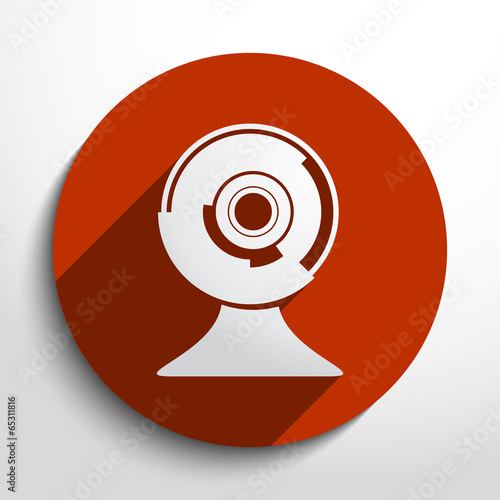 Vector web cam icon