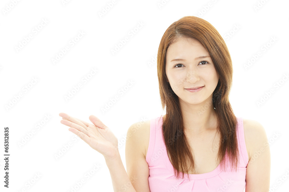 笑顔の女性 笑顔の女性