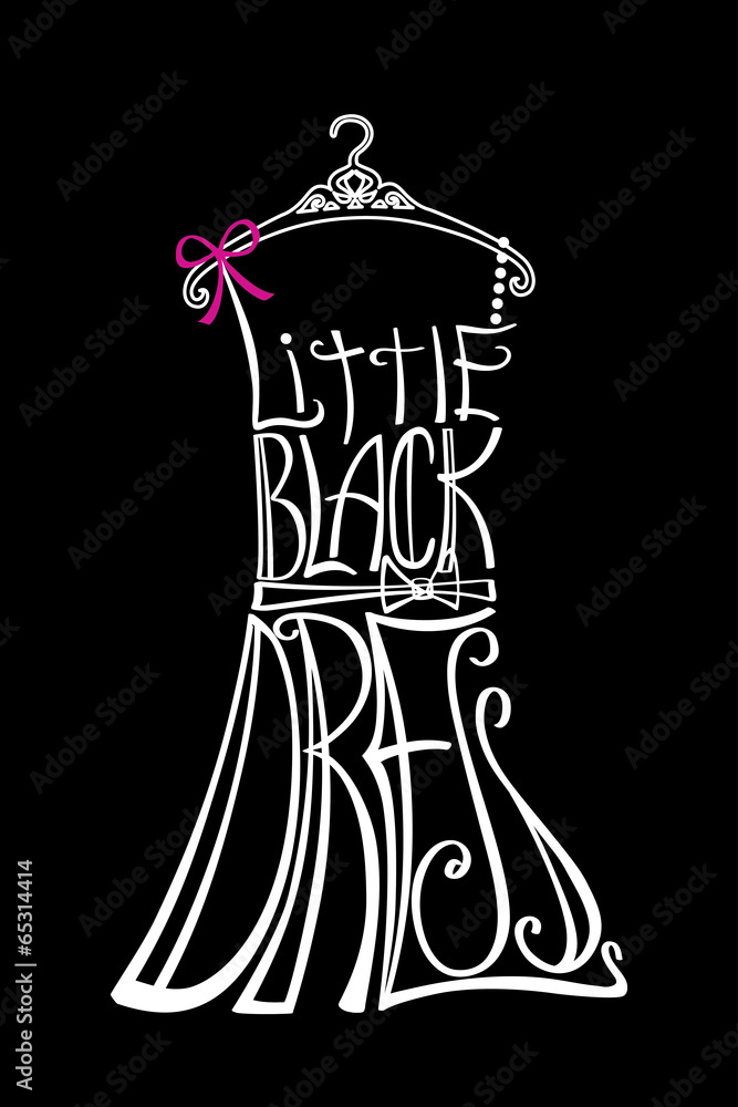 Silhouette of woman dress from words Silhouette of woman dress from words