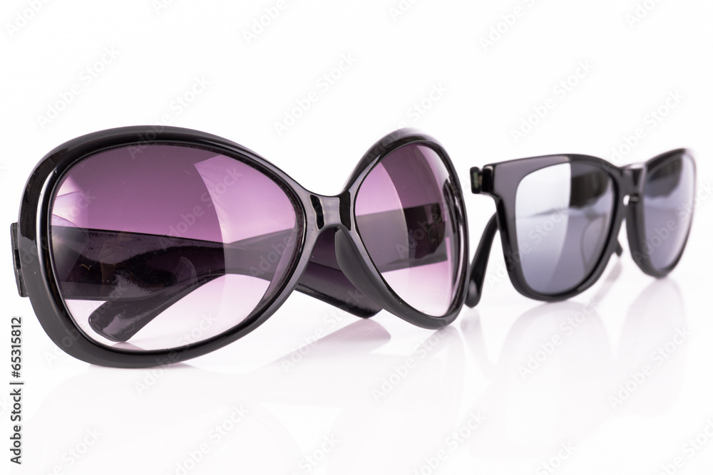 Two sunglasses isolated on white Two sunglasses isolated on white
