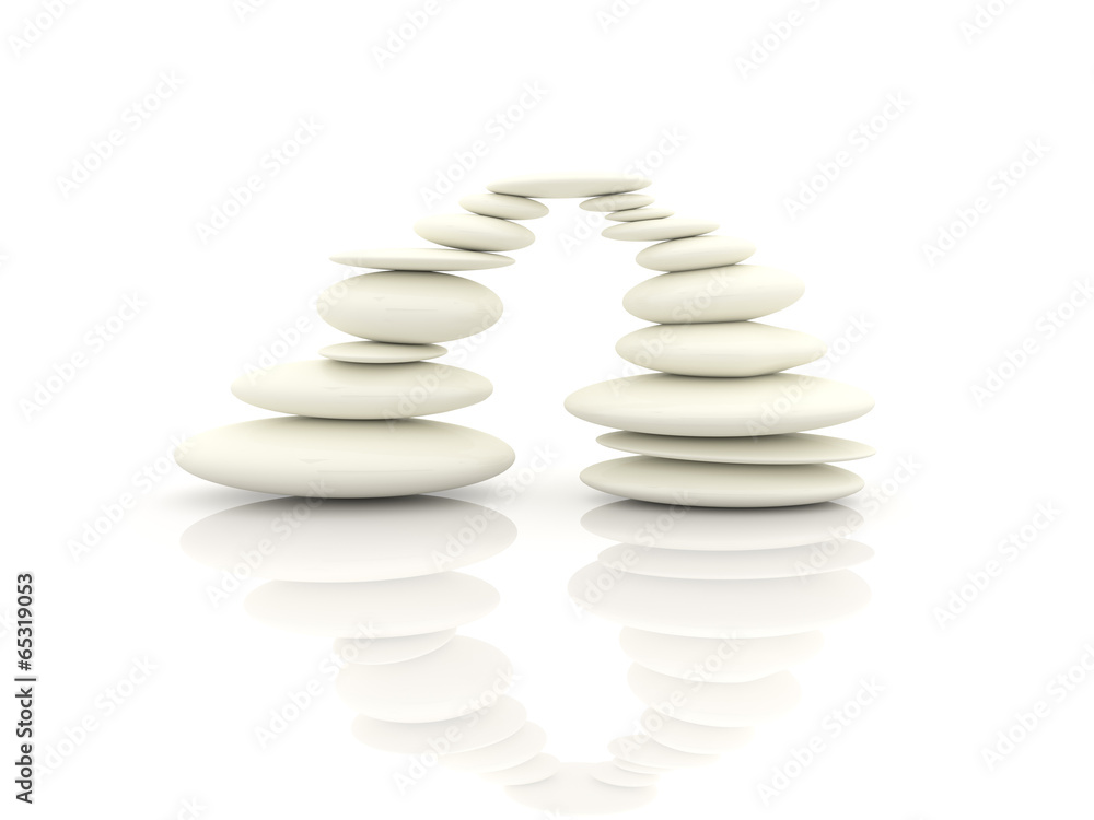 white pebble stone. Harmony concept white pebble stone. Harmony concept