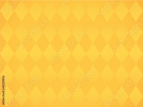 Simple yellow background with rombs vector