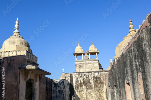 facade of Amber Fort in Amber,India photo