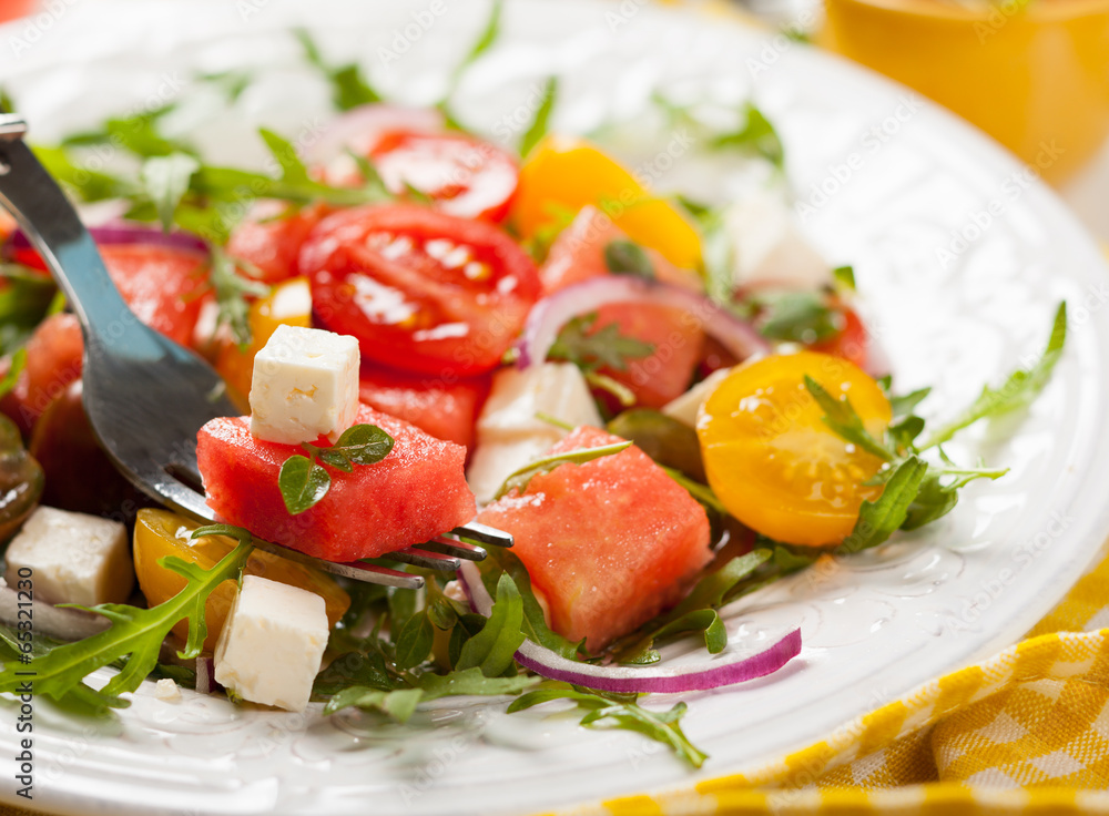 Tomato and Watermelon Salad Tomato and Watermelon Salad