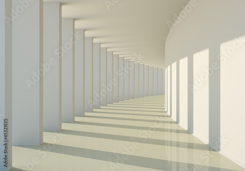 3D abstract corridor