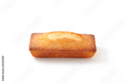 Cuadro en lienzo フィナンシェ フランスのお菓子 白背景
