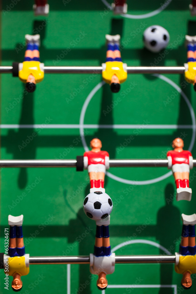 football - board game with players, soccer ball and green field football - board game with players, soccer ball and green field
