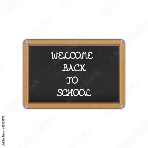 welcome back to school blackboard