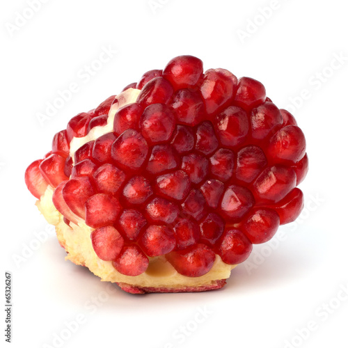 Ripe pomegranate piece
