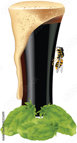birra scura biologica