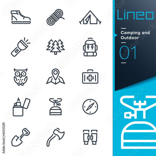 Lineo - Camping and Outdoor outline icons