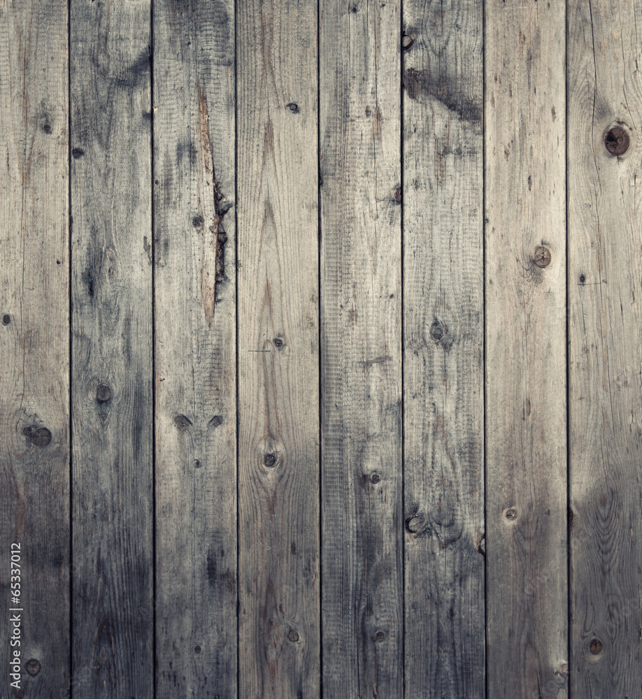 Real seasoned wooden background.