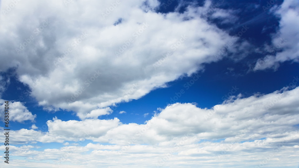 Abstract Background of Cumulus Clouds, TimeLapse Abstract Background of Cumulus Clouds, TimeLapse