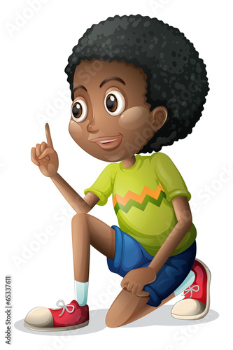 A cute Black kid