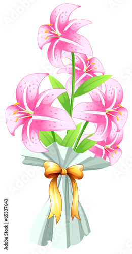 A boquet of fresh flowers