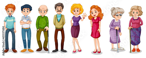 A group of adults