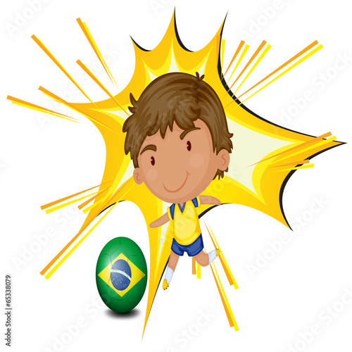 A football player from Brazil