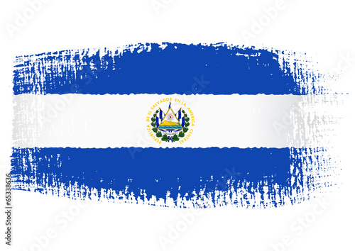brushstroke flag Salvador