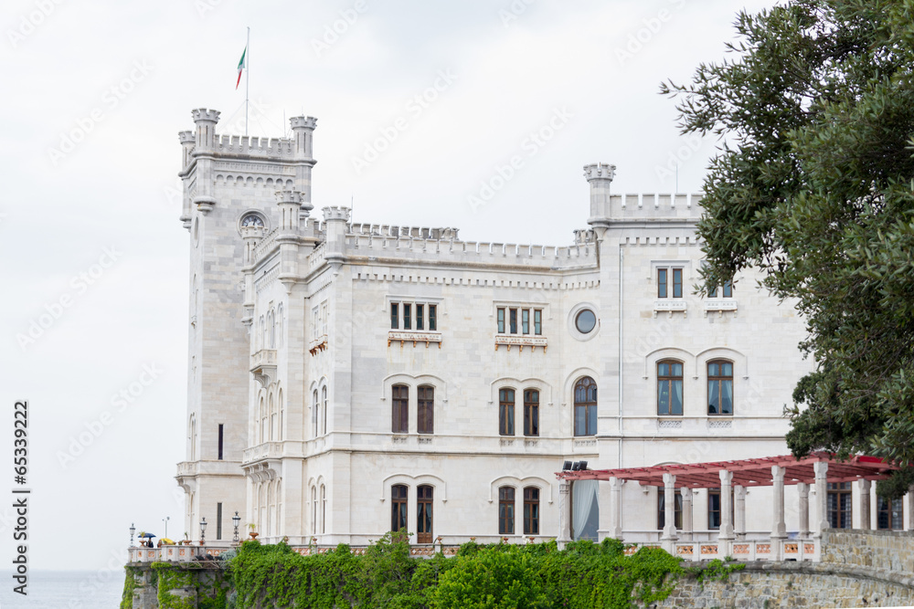 Fototapeta premium The Miramare Castle in Trieste