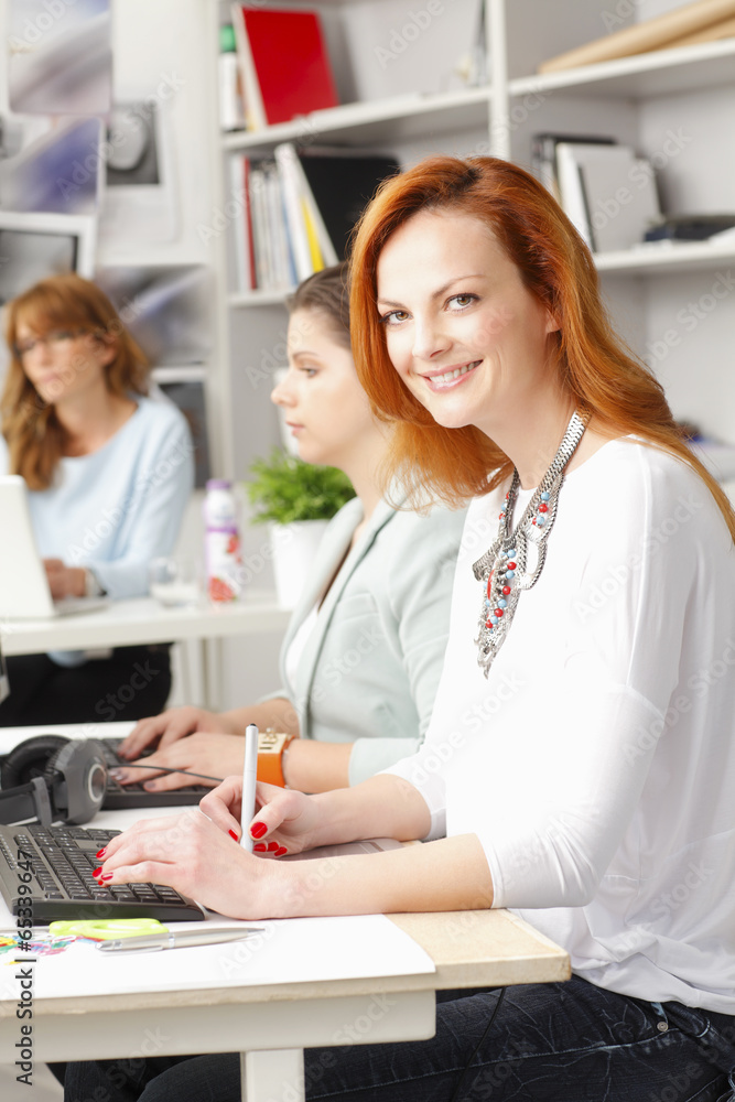 Portrait of beautiful modern businesswoman Portrait of beautiful modern businesswoman