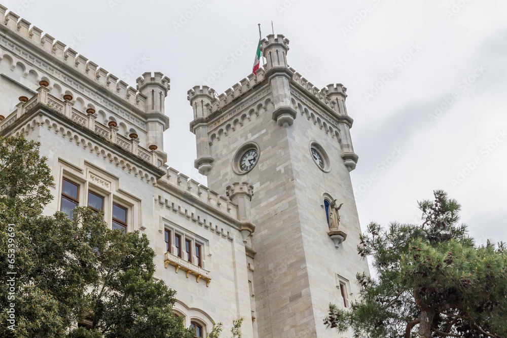 The Miramare Castle in Trieste