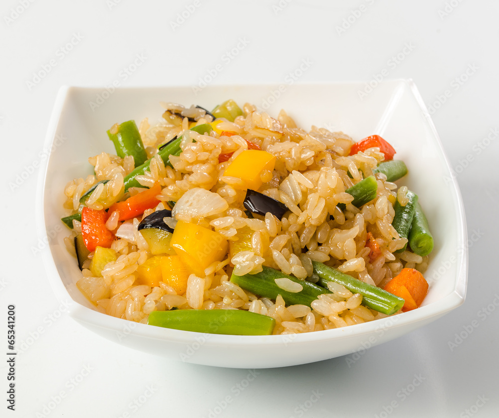 Rice salad with vegetables Rice salad with vegetables