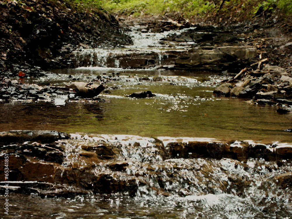 Obraz premium potok