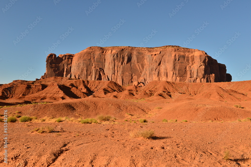 Monument valley in Utah in the early evening of April 2014 Monument valley in Utah in the early evening of April 2014