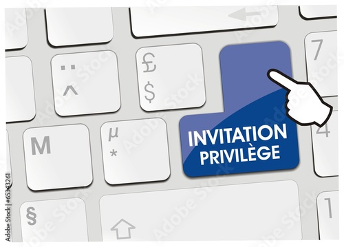 clavier invitation privilège