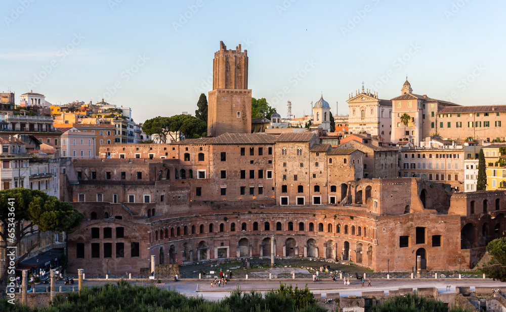Trajan's Market in Rome, Italy