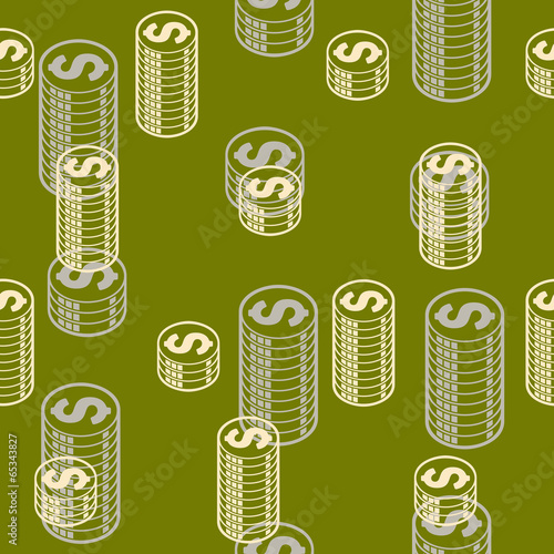 seamless background: money