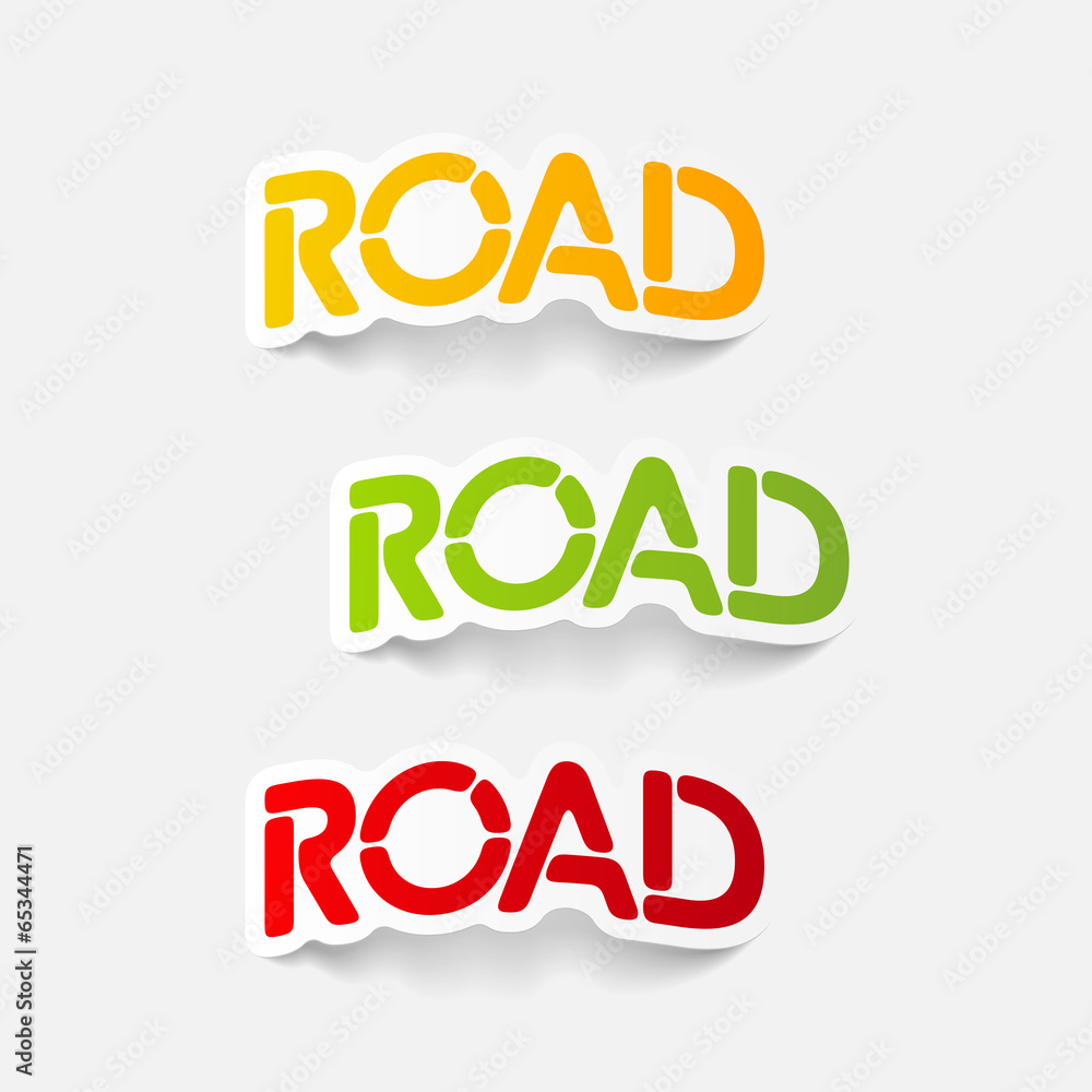 realistic design element: road realistic design element: road