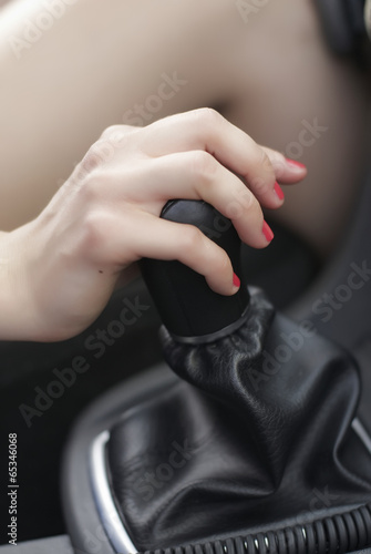 Driving girl