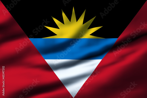 Free Download Waving flag, design 1 - Antigua and Barbuda - GFXLoad