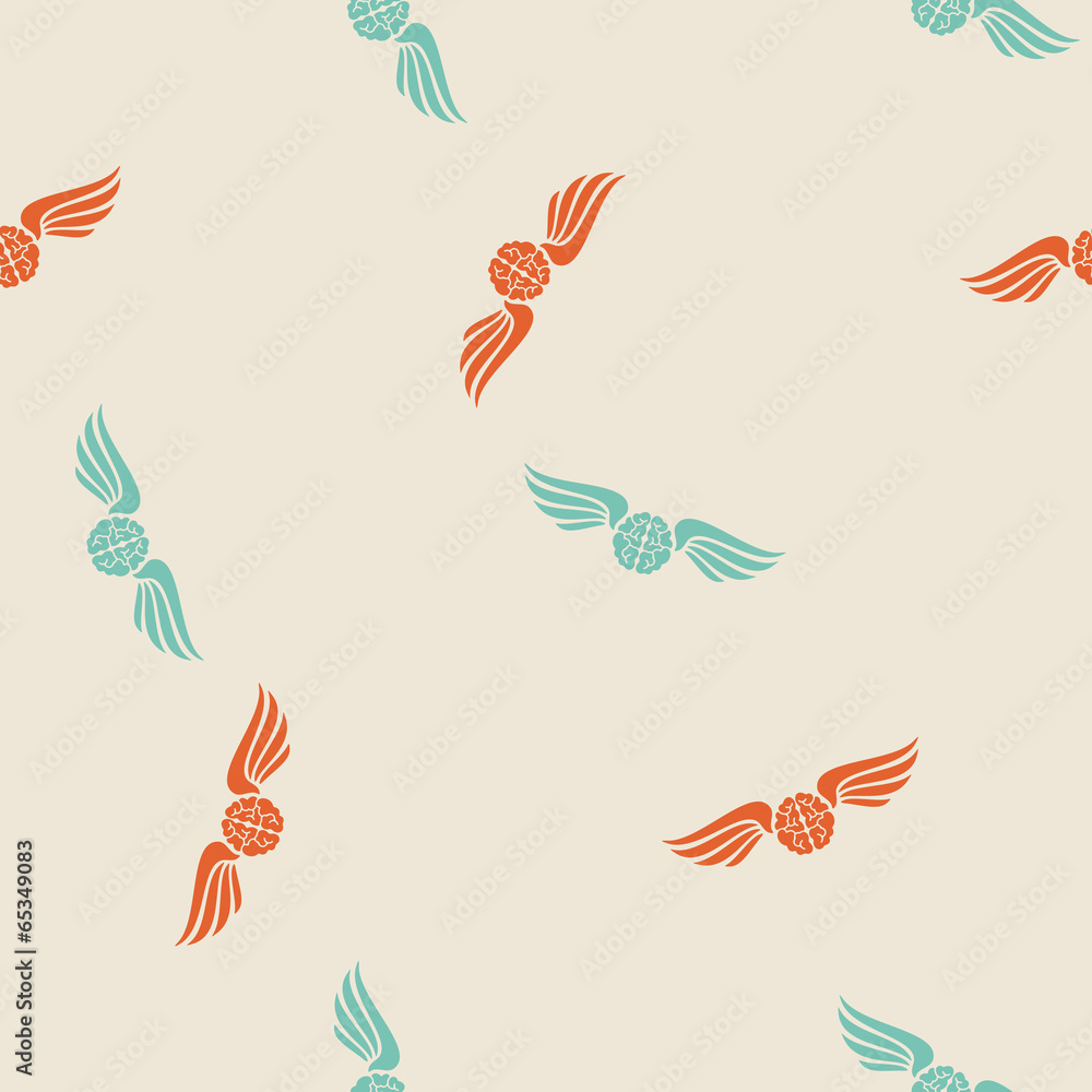 seamless background, wing, feather, angel, brain seamless background, wing, feather, angel, brain