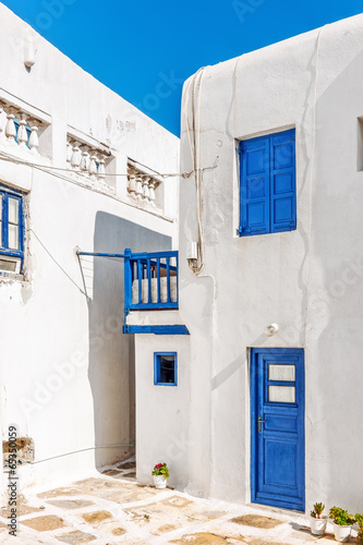 Typical cycladian house in Mykonos