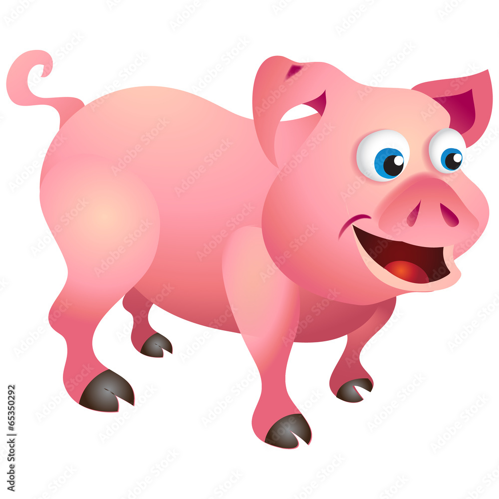 Obraz premium Pig